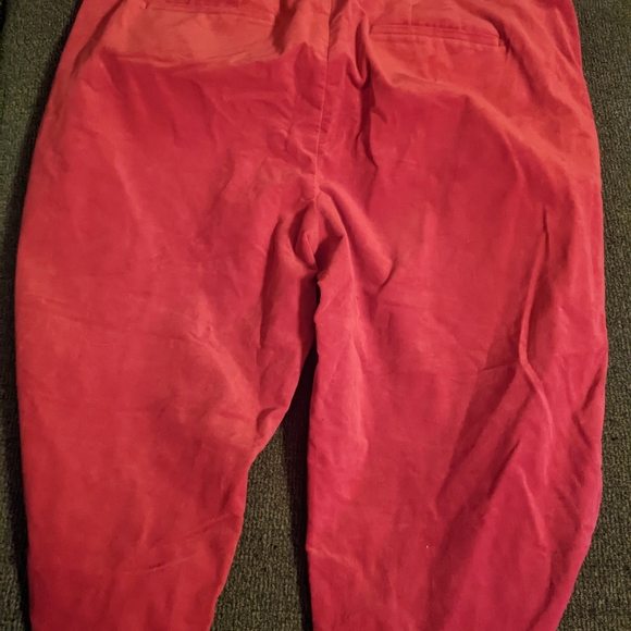 RSVP Talbots red velvet trousers - Picture 11 of 16